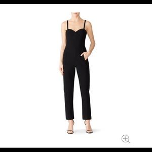 Black Halo Daria black jumpsuit size 10